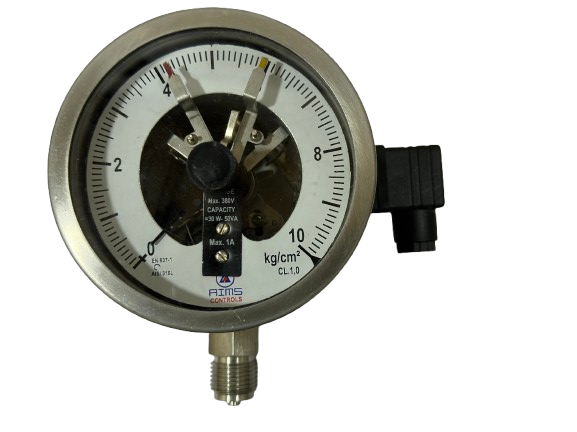 Pressure-HI-CASE SWITCH CONTACT PRESSURE GAUGE