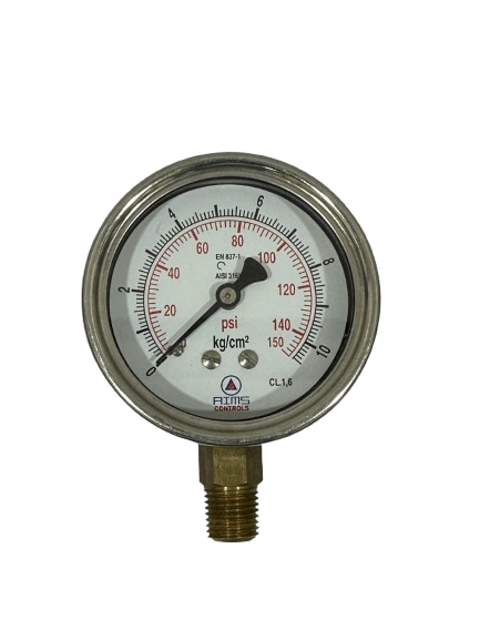 Pressure-SS CASE BRASS PRESSURE GAUGE